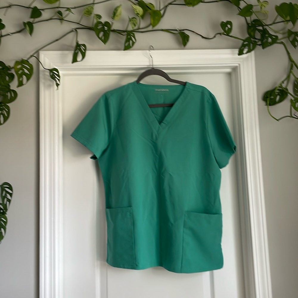 Surgical green Mandala Scrub top